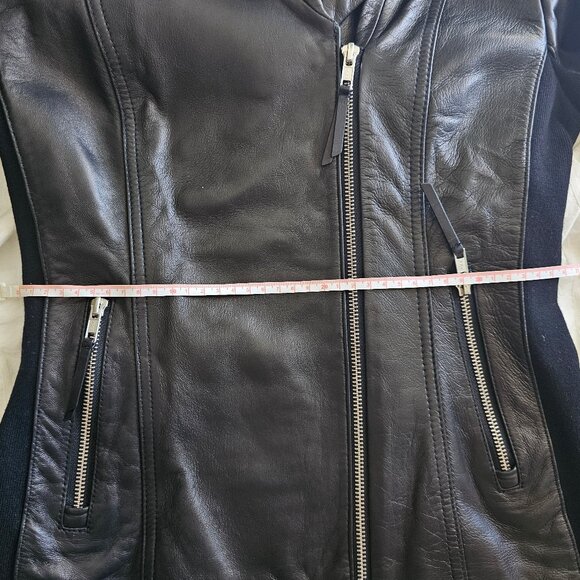 Soia & Kyo Beka Hooded Leather Jacket - 2016 - Black - Sz XS - Picture 15 of 16